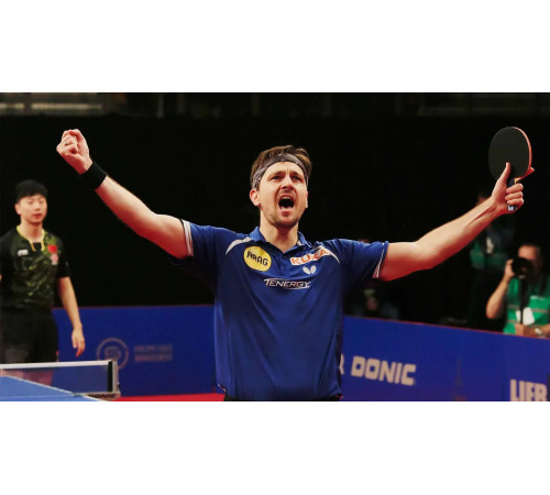 Ракетка для настільного тенісу Butterfly Timo Boll Force FL, чорно-червона