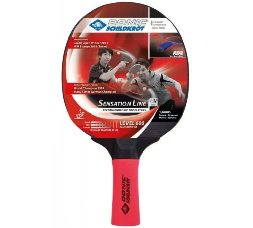 Ракетка для настільного тенісу Donic Sensation 600, чорна