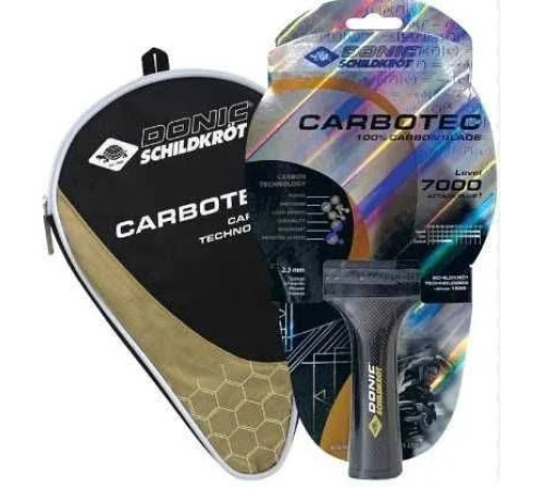 Ракетка для пінг-понгу Donic CarboTec 7000 (Чохол в подарунок!)