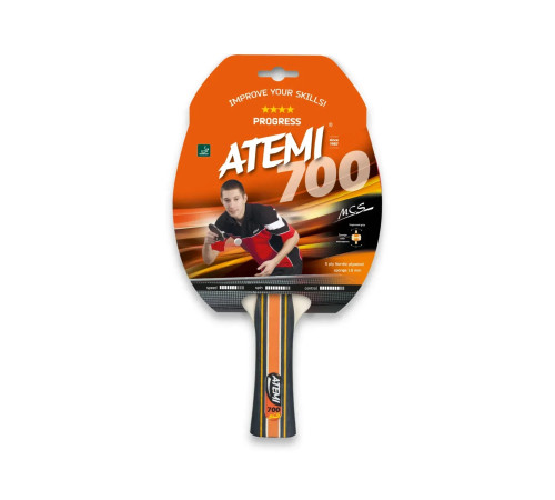 Ракетка для настільного тенісу ATEMI 700, чорна