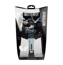 Ракетка для настільного тенісу BUTTERFLY Timo Boll SG77, чорно-червона