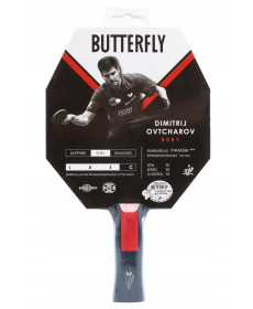 Ракетка для настільного тенісу Butterfly Ovtcharov Ruby, чорно-червона