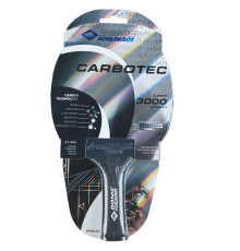 Ракетка для настільного тенісу DONIC CarboTec 3000, чорно-червона