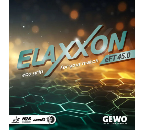 Накладка для ракетки Gewo Elaxxon eFT 45.0 2.1, чорна