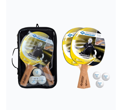 Набір для настільного тенісу Donic Persson 500 cork 2-player set