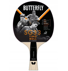 Ракетка для настільного тенісу BUTTERFLY Timo Boll SG33, чорно-червона