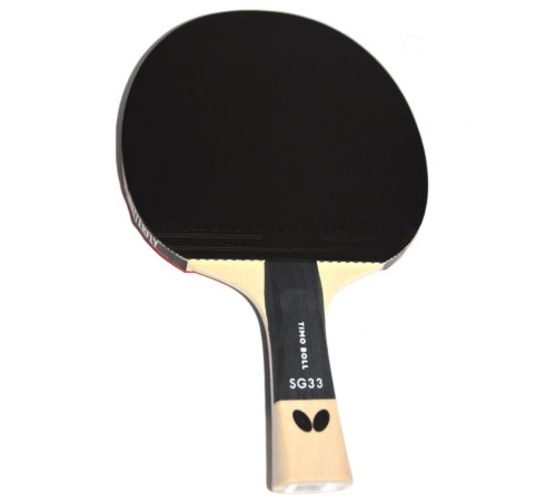 Ракетка для настільного тенісу BUTTERFLY Timo Boll SG33, чорно-червона