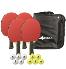 Набір для настільного тенісу Joola Quattro 4 Bats 10 Balls (54818)