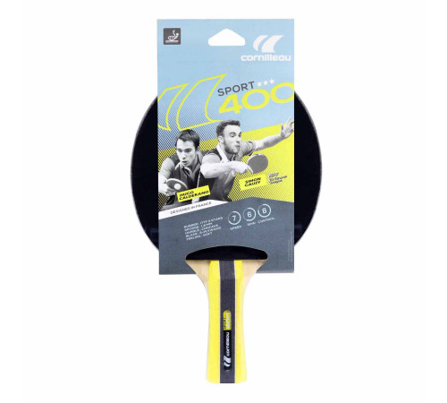 Ракетка для настільного тенісу Cornilleau SPORT 400, чорно-червона