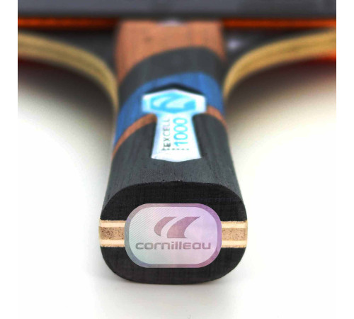 Ракетка для настільного тенісу Cornilleau EXCELL 1000, чорно-червона