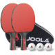 Набір ракеток для настільного тенісу, JOOLA Set Duo Carbon Ball Cover