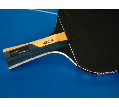 Ракетка для настільного тенісу BUTTERFLY Timo Boll Carbon, чорно-червона