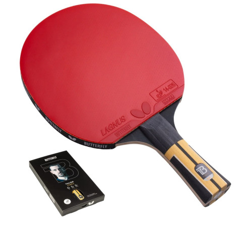 Ракетка для настільного тенісу BUTTERFLY Timo Boll Force, чорно-червоний