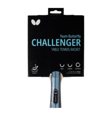 Ракетка для настільного тенісу BUTTERFLY Challenger Team, чорно-червона