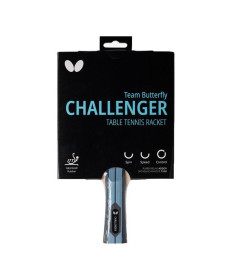 Ракетка для настільного тенісу BUTTERFLY Challenger Team, чорно-червона