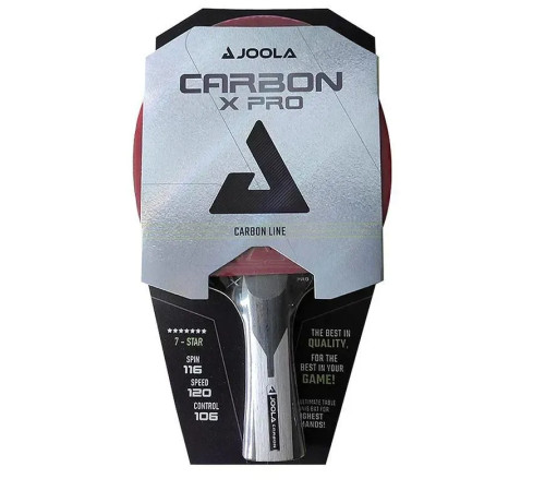 Ракетка для настільного тенісу Joola Carbon X Pro, чорно-червона