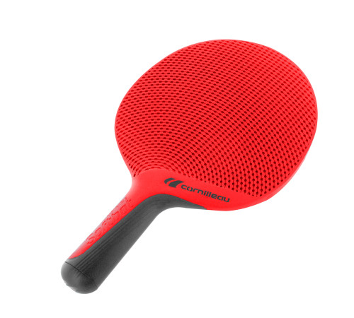 Ракетка для настільного тенісу Cornilleau SOFTBAT OUTDOOR, червона