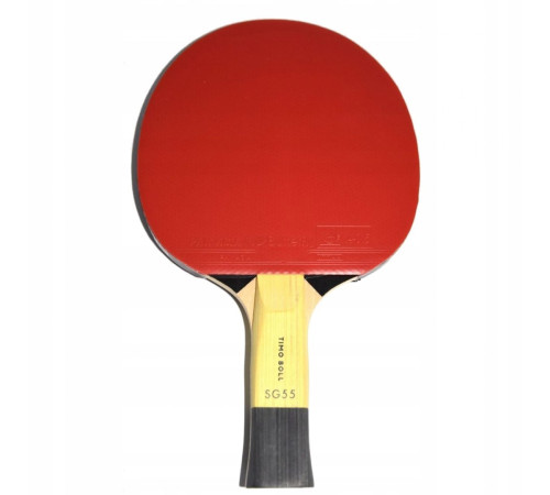 Ракетка для настільного тенісу BUTTERFLY Timo Boll SG55, чорно-червона