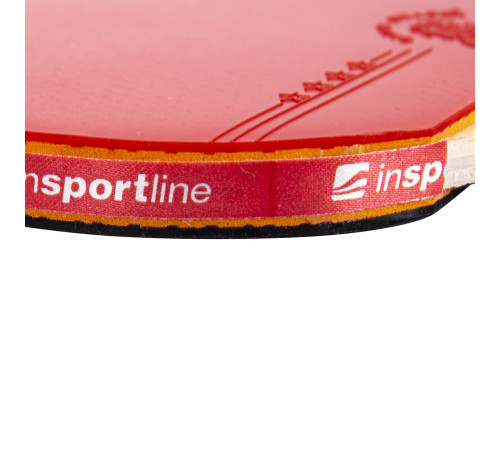 Ракетка для настільного тенісу inSPORTline Shootfair S4, чорно-червона