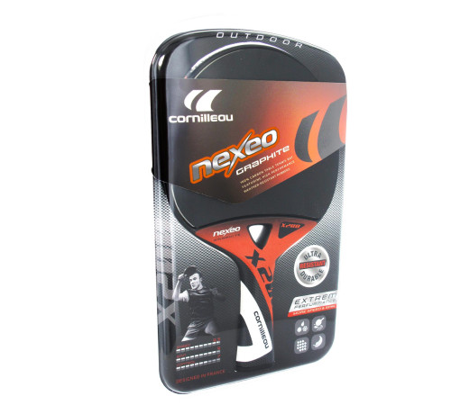 Ракетка для настільного тенісу Cornilleau NEXEO X200 OUTDOOR, чорна