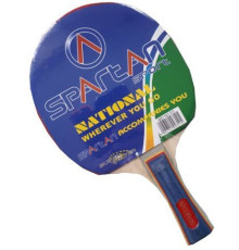 Ракетка для настільного тенісу SPARTAN Easy, чорно-червона