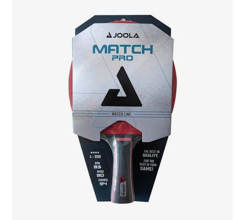 Ракетка для настільного тенісу Joola Match Pro 53022, чорно-червона