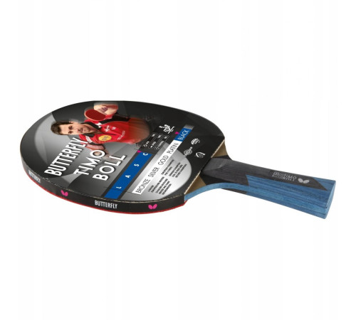 Ракетка для настільного тенісу BUTTERFLY Timo Boll Black, чорно-червона