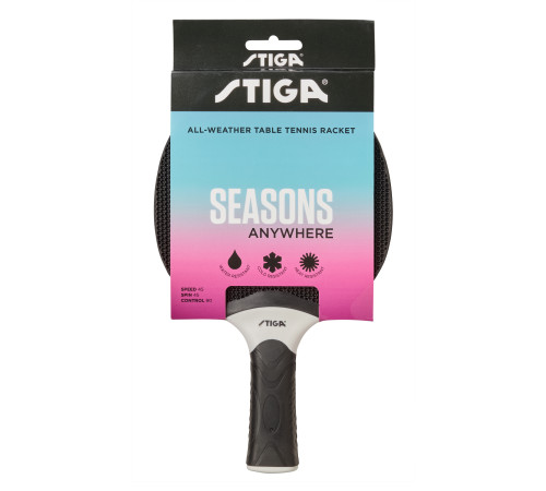 Ракетка для настільного тенісу Stiga Seasons Anywhere Black FL (1210-0122-01) Ракетка для настільного тенісу Stiga Seasons Anywhere Black FL (1210-0122-01)