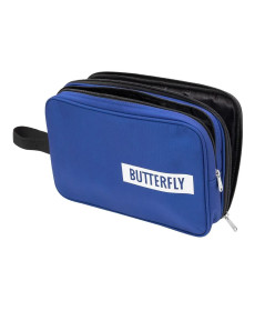 Подвійний чохол на ракетку для настільного тенісу Butterfly Logo 2019, синій