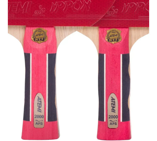 Ракетка для настільного тенісу Atemi 2000 Pro-Line, червона