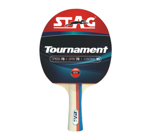 Ракетка для настільного тенісу STAG TOURNAMENT, червона Ракетка для настільного тенісу STAG TOURNAMENT, червона