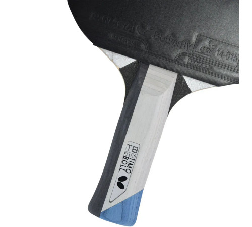Ракетка для настільного тенісу Butterfly Timo Boll Platinum, чорно-червона