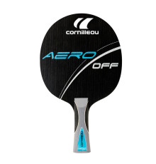 Ракетка для настільного тенісу Cornilleau AERO OFF CONCAVE, чорно-блакитна