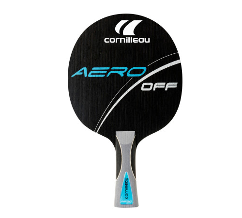 Ракетка для настільного тенісу Cornilleau AERO OFF CONCAVE, чорно-блакитна Ракетка для настільного тенісу Cornilleau AERO OFF CONCAVE, чорно-блакитна