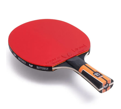 Ракетка для настільного тенісу Butterfly Timo Boll Comfort FL, чорно-червона