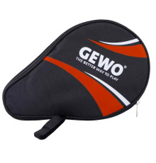 Чохол для ракетки Gewo Round Cover Master з відділенням для м'ячів, чорно-червоний