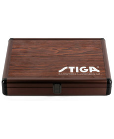 Кейс для настільного тенісу Stiga Alubatcase Home, коричневий