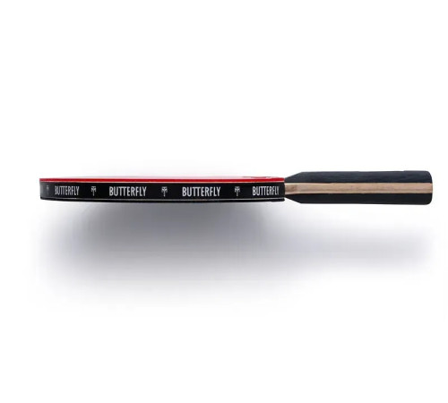 Ракетка для настільного тенісу Butterfly Ovtcharov Expert FL, чорно-червона