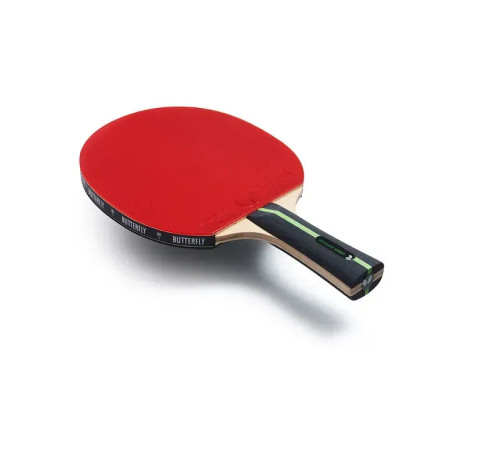 Ракетка для настільного тенісу Butterfly Ovtcharov Expert FL, чорно-червона