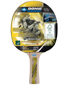 Ракетка для настільного тенісу Donic-Schildkrot Legends 500 FSC, чорна
