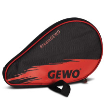 Чохол для ракетки Gewo Round Cover Wave з відділенням для м'ячів, чорно-червоний