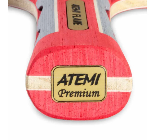 Ракетка для настільного тенісу Atemi FLAME, червона