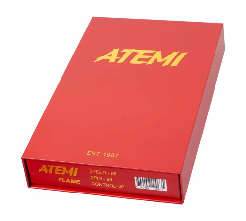 Ракетка для настільного тенісу Atemi FLAME, червона