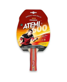 Ракетка для настільного тенісу Atemi 600, червоний