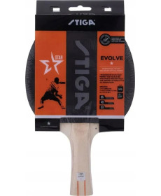 Ракетка для настільного тенісу STIGA Evolve 1-Star, чорно-червона