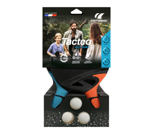 Набір для настільного тенісу Cornilleau Tacteo Duo Outdoor, чорний