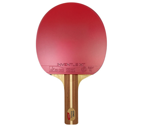 Ракетка для настільного тенісу Gewo Zoom Pro OFF-, Inventus XT Pro 47.5+Elaxxon 45.0, ST, чорно-червона
