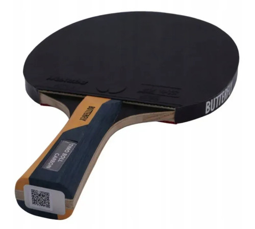 Ракетка для настільного тенісу Butterfly Timo Boll Carbon, чорна