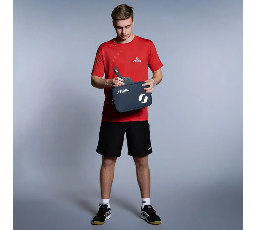 Чохол для ракетки Stiga Batwallet Eco Rival,чорний