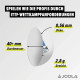М'ячі для настільного тенісу Joola Outdoor ball 6 шт, білі